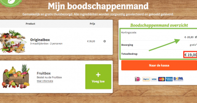 kortingscode hellofresh februari 2016