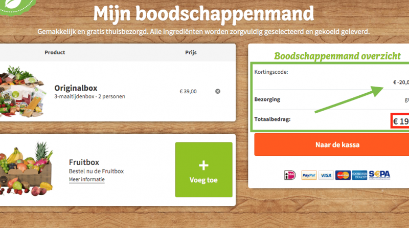 kortingscode hellofresh februari 2016