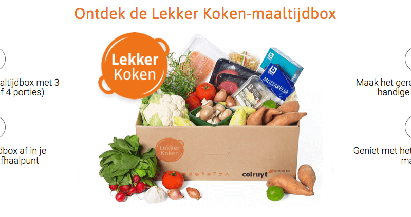 lekker koken maaltijdbox colruyt