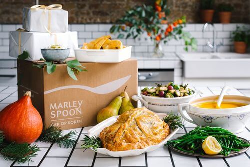 marley spoon kerstbox 2017