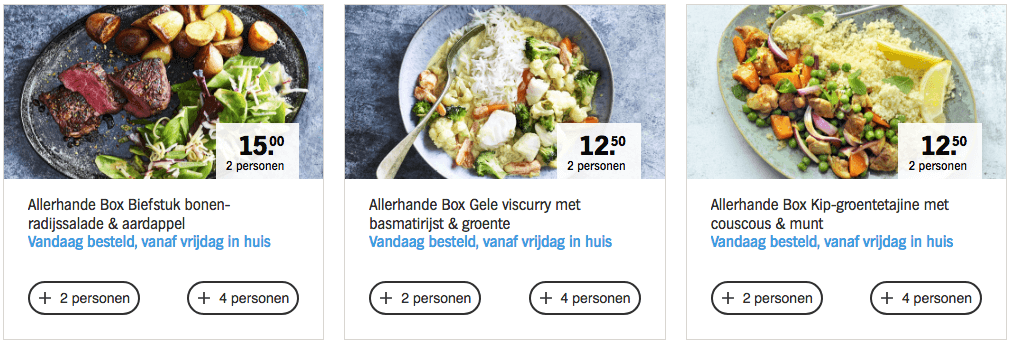 de vernieuwde allerhande box