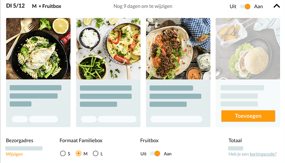 familiebox account boxen inplannen