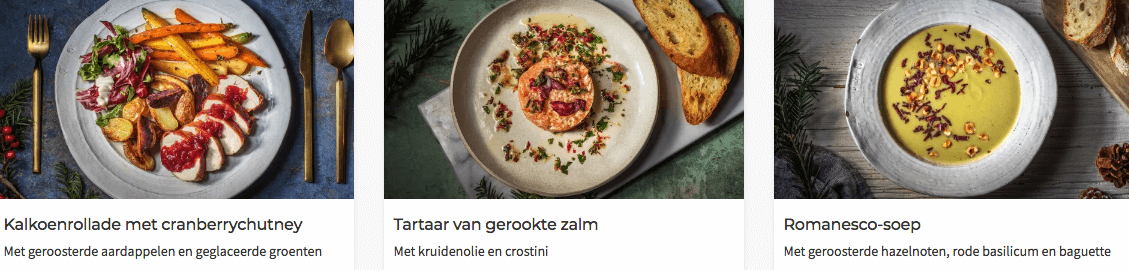 recepten kerstmenu