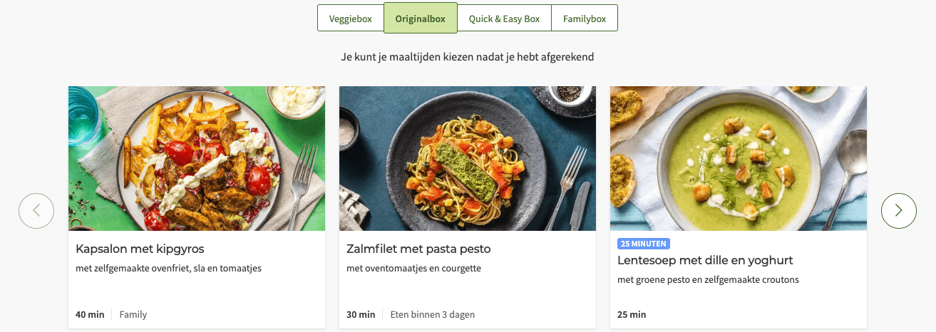 Hellofresh Maaltijdbox Vergelijken En Bestellen Met €75 Korting